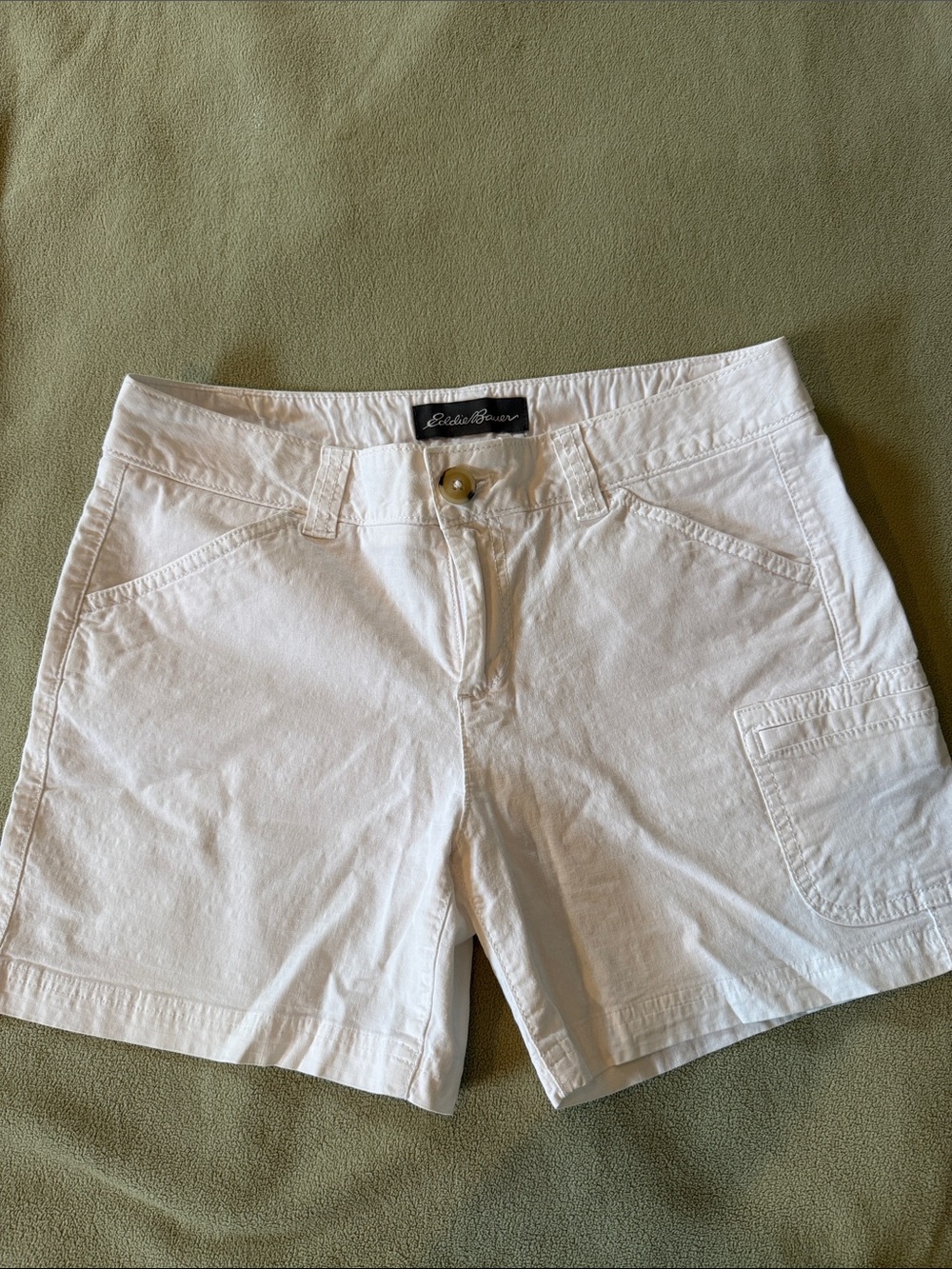 Eddie Bauer White Women's Utility Shorts